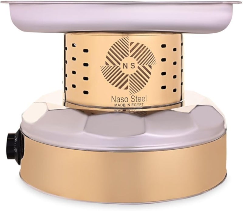 Square Sand Coffee, Sand Brewer Machine, Turkish Coffee Machine, Coffee on Sand, Stanless/Gold,It takes from 12-14 Coffee Pots